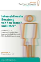 over Intersektionale Beratung von  / zu Trans* und Inter*