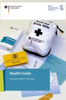 Cover Health and Health System in Germany