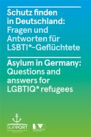 Cover Asylum in Germany: Questions and answers for LGBTIQ* refugees